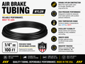 1/4" Air Brake Tubing – BLACK– Sold by the Foot