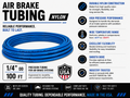 1/4" Air Brake Tubing – BLUE– Sold by the Foot