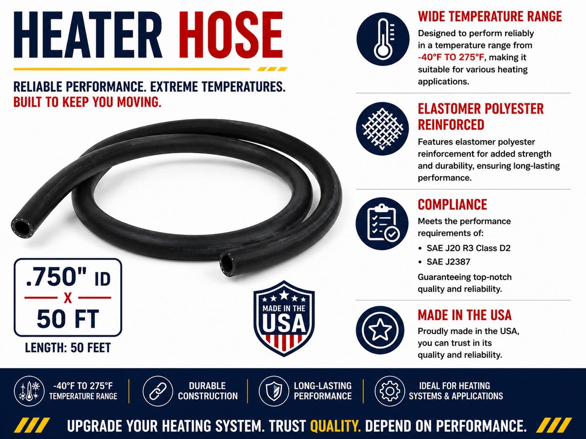 Heater Hose – Sold by the Foot