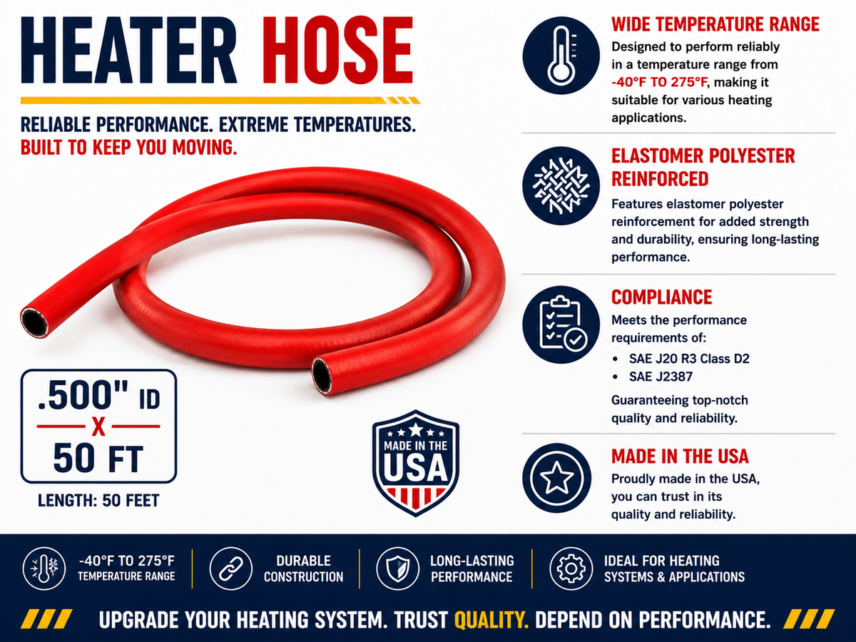 Heater Hose – Sold by the Foot