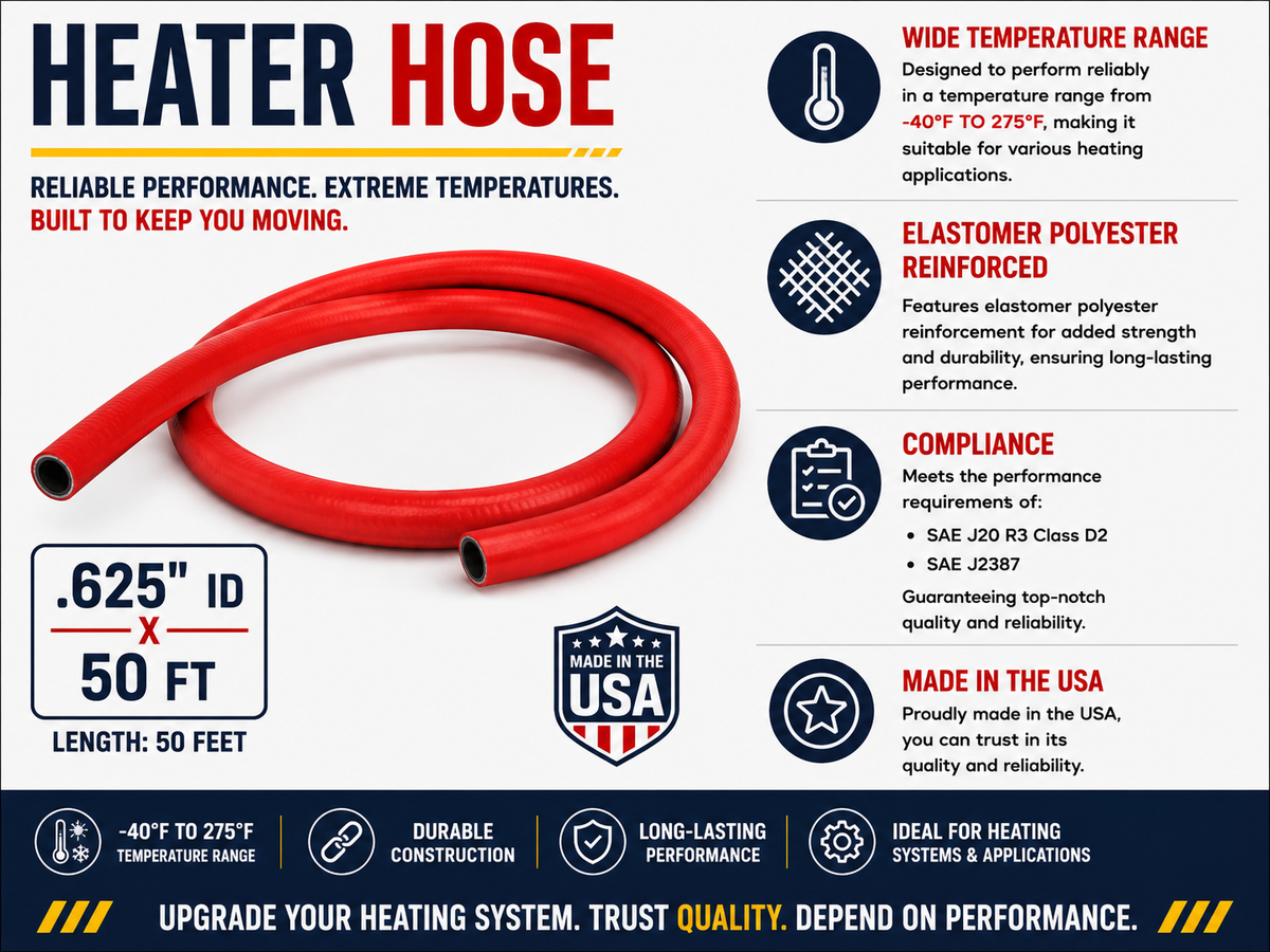 Heater Hose – Sold by the Foot