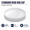 CR. 8" I.D. REAR HUB CAP, 2-3/4"H FITS 8 1/2" DIA. AXLE
