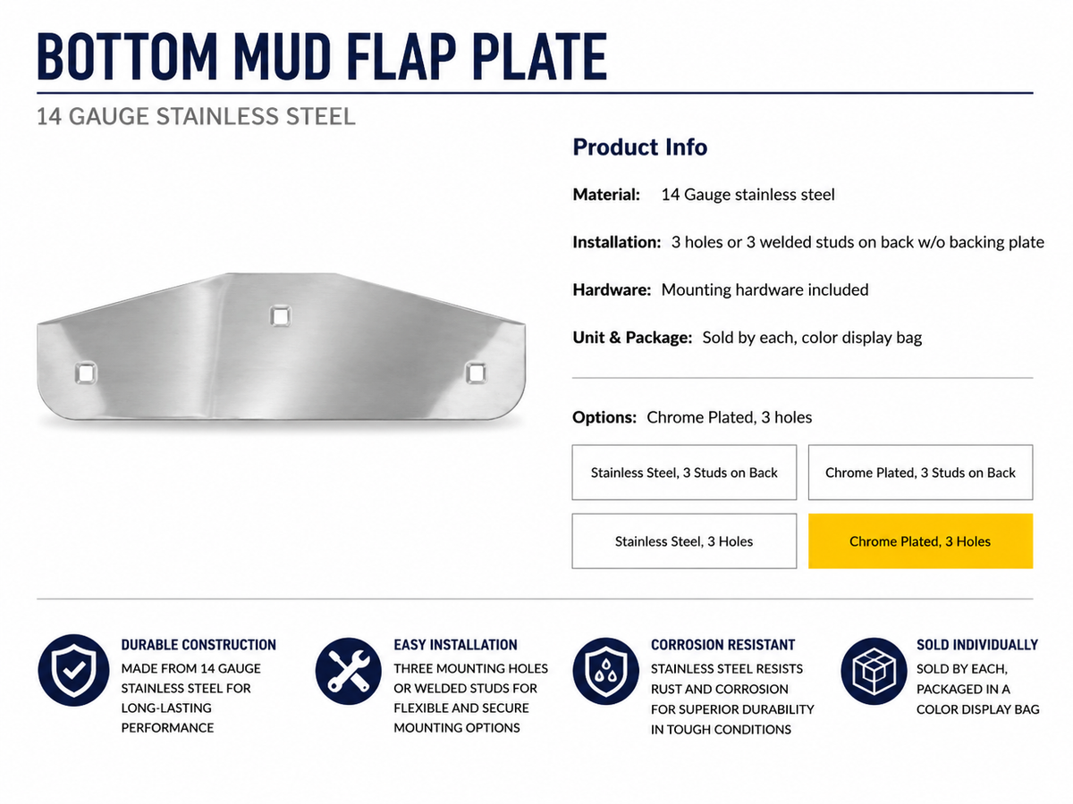 CR. 24" X 4" BOTTOM PLATE W/ 3 HOLES & HARDWARE