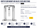 CR. 7" FLOOR MOUNT STAND & AIR VALVE LEVER SET