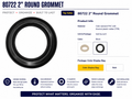 2" BLACK GROMMET