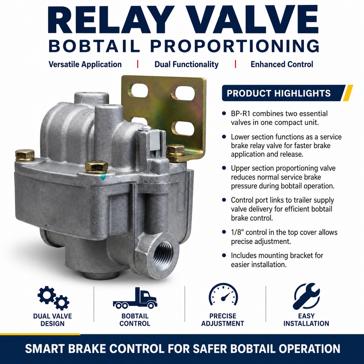 Bobtail Relay Valve