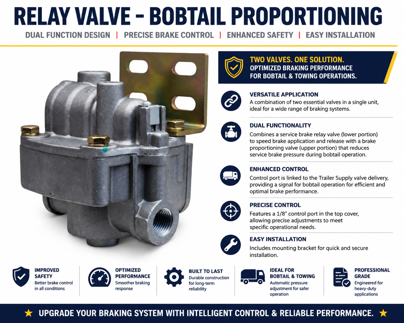 Bobtail Relay Valve