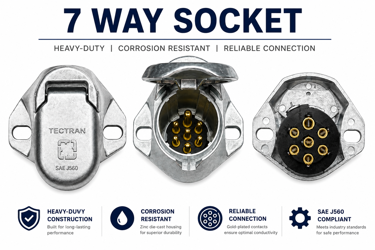 7 Way Socket