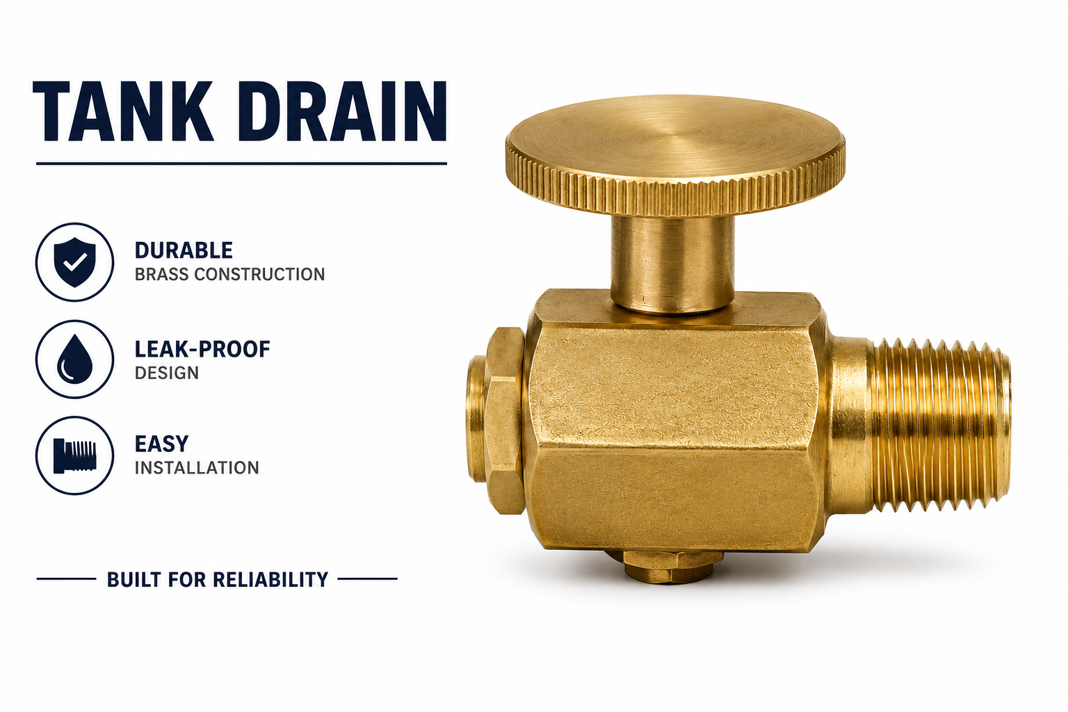 Truck Air Tank Drain Cock