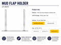 CR. 24" X 18" MUD FLAP HOLDER ANTI-SAIL