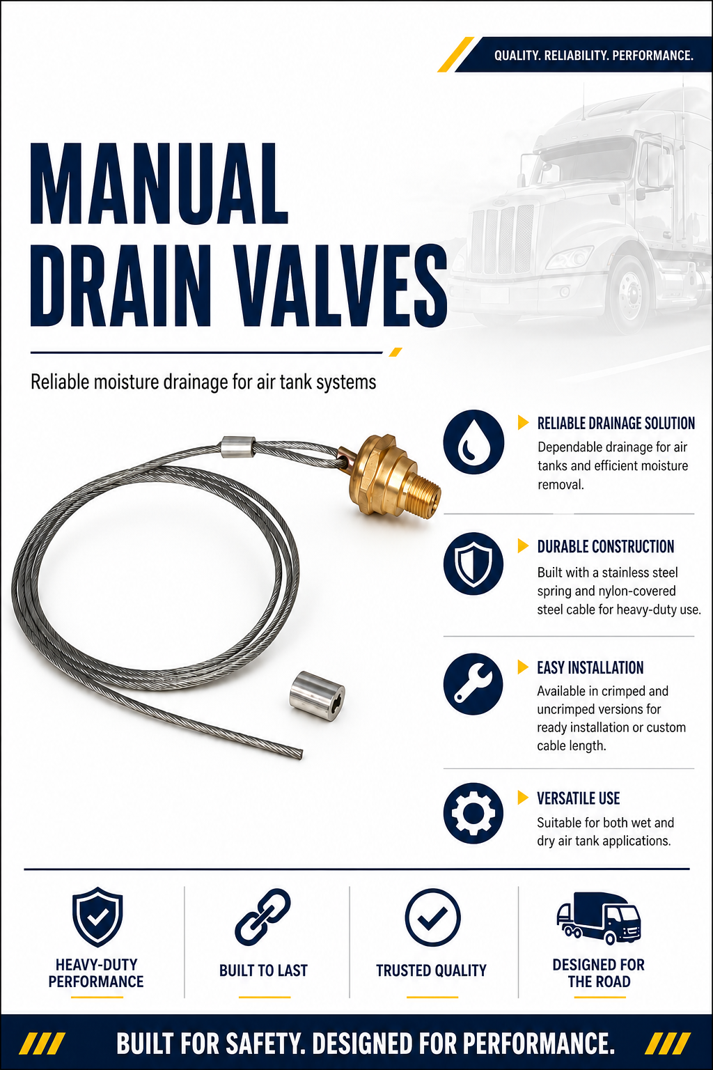 Drain Valve-60 UNCRMP